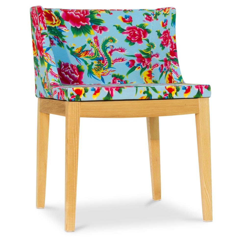 Dining Chair - Transparent Legs - Patterned Design - Mademoiselle image 8