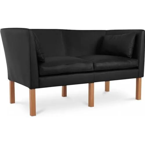 2 Seater Sofa - Polyurethane Leather Upholstered - Benjamin image 8
