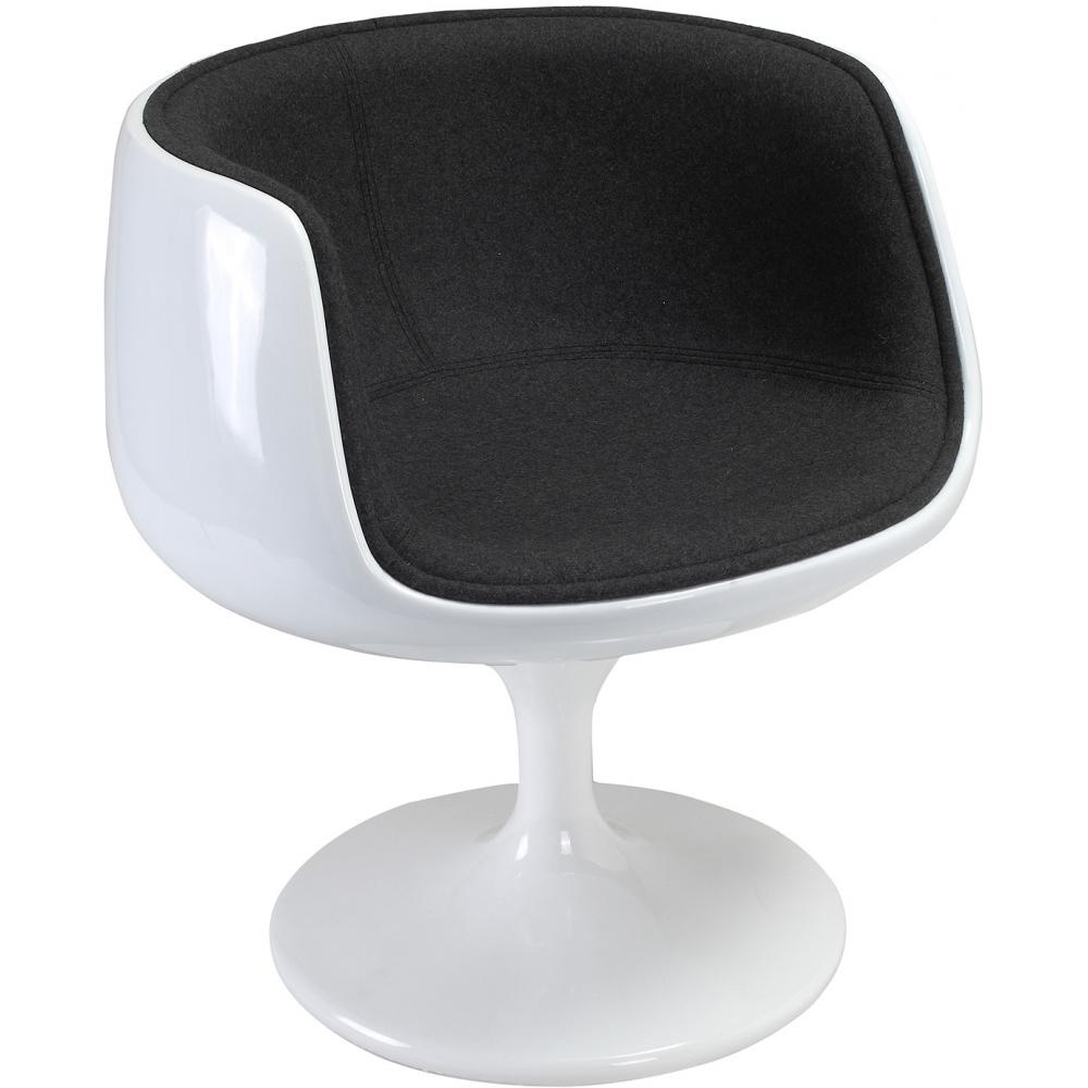  Buy Geneva Chair  - Fabric - White Shell Black 13158 - in the EU