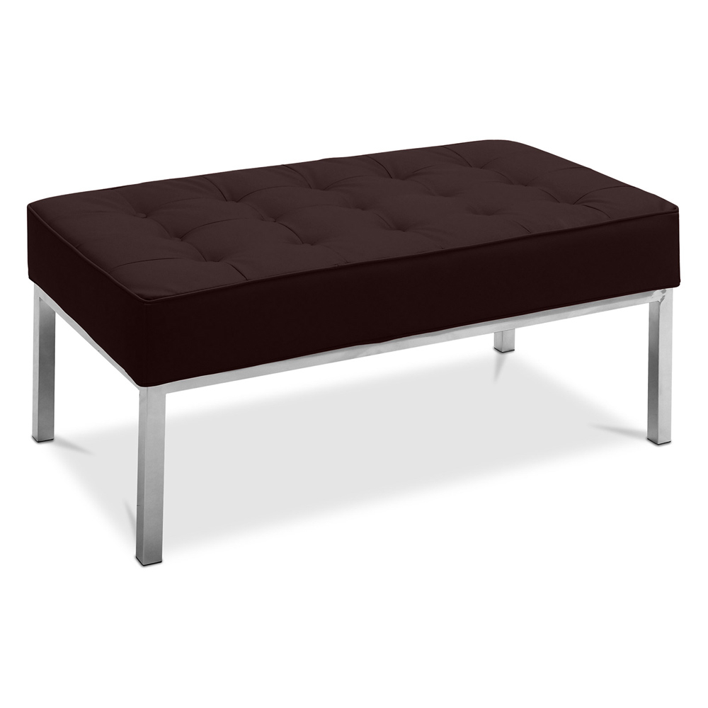  Buy Design Bench - 2 seats - Upholstered in Leather - Konel Cognac 13214 - in the EU
