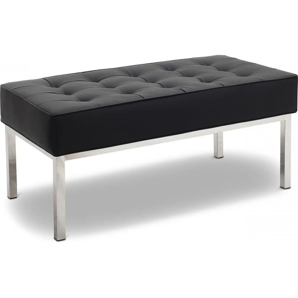 Design bench - 2 seats - Upholstered in polyurethane - Konel image 8