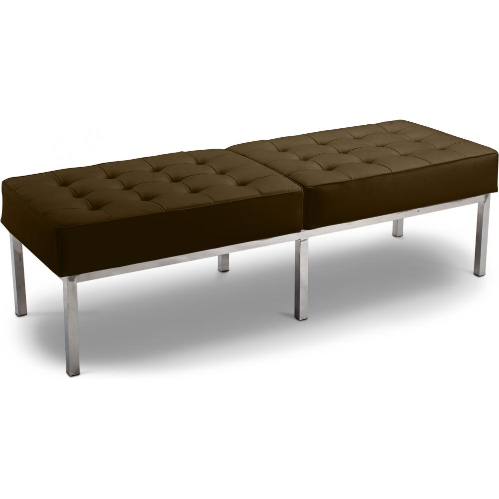  Buy Bench Upholstered in Polyurethane - 3 Seats - Knoll Brown 13216 - in the EU