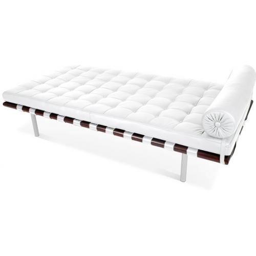  Buy Bed - Designer Divan - Leather Upholstered - Town White 13229 - in the EU