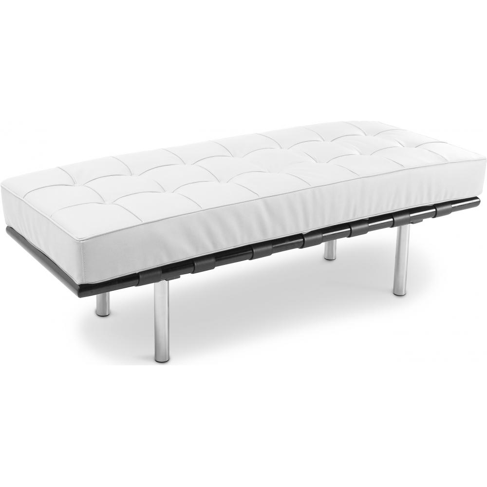  Buy Bench Upholstered in Polyurethane - 2 Seats - Town  White 13219 - in the EU