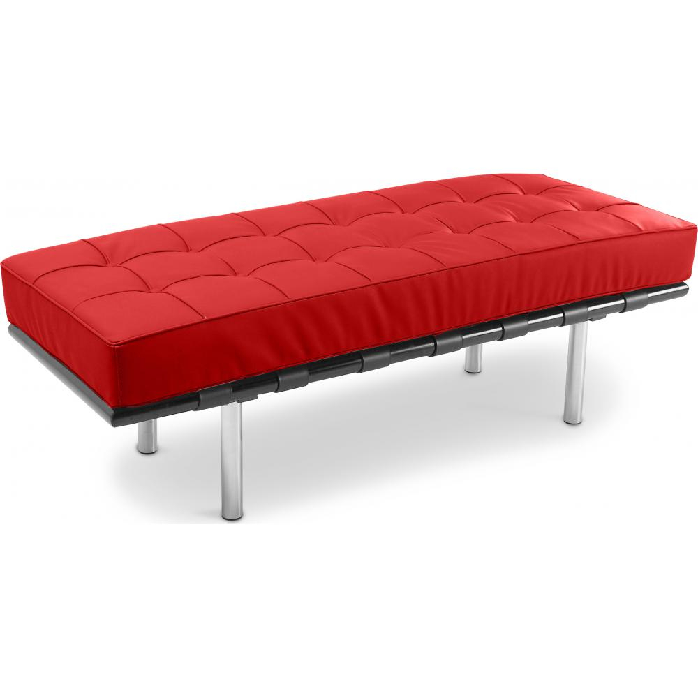  Buy Bench Upholstered in Polyurethane - 2 Seats - Town  Red 13219 - in the EU