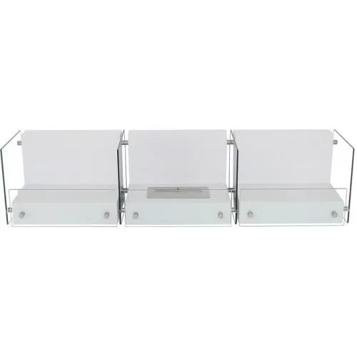  Ethanol Floor Fireplace - White - Quin image 8