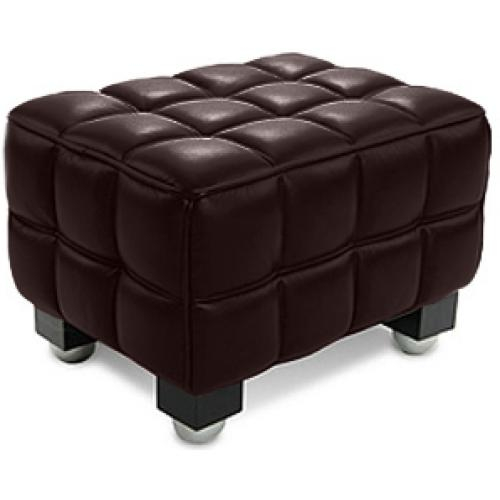  Buy  Padded Designer Footrest - Upholstered in Leather - Nubus Cognac 23370 - in the EU