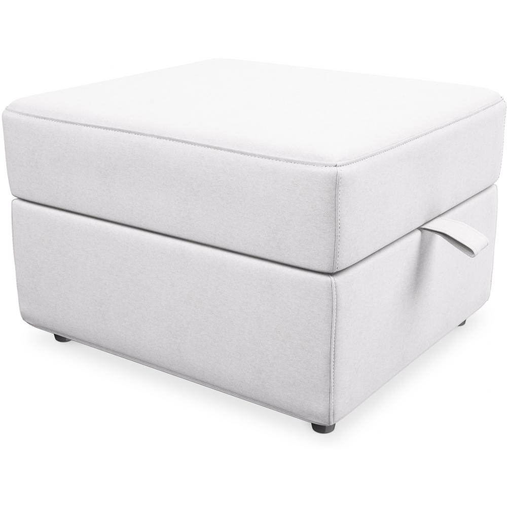  Buy Fabric puf with storage White 58769 - in the EU