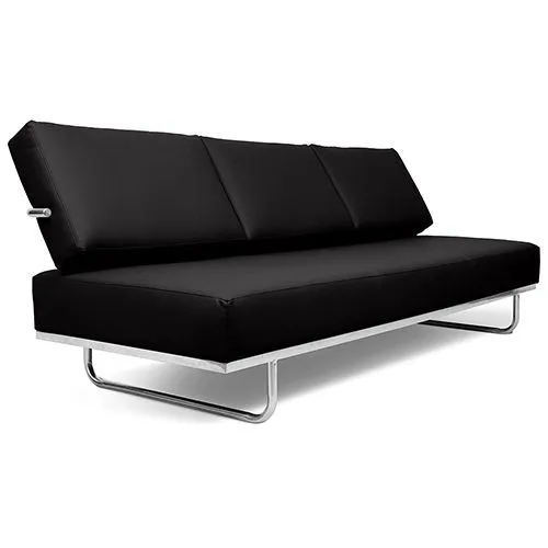 Polyurethane Leather Upholstered Sofa Bed - 3 Seater - Kart image 8