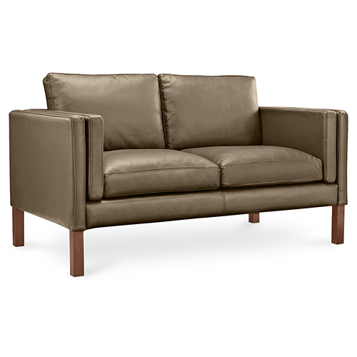  Buy Design Sofa Michael (2 seats) - Faux Leather Taupe 13921 - in the EU