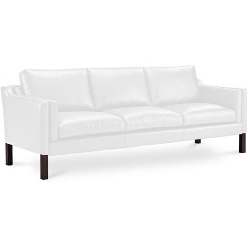  Buy Polyurethane Leather Upholstered Sofa - 3 Seater - Benzion White 13927 - in the EU