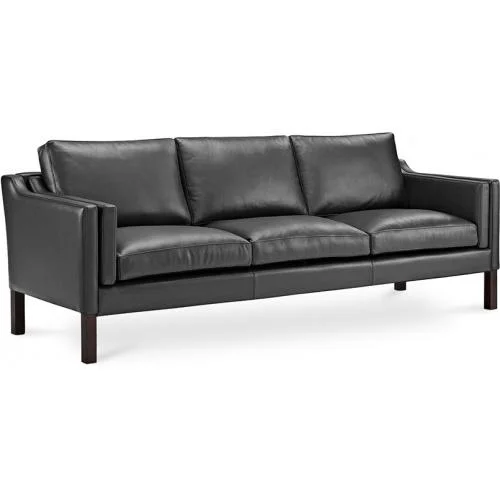 Polyurethane Leather Upholstered Sofa - 3 Seater - Benzion image 8