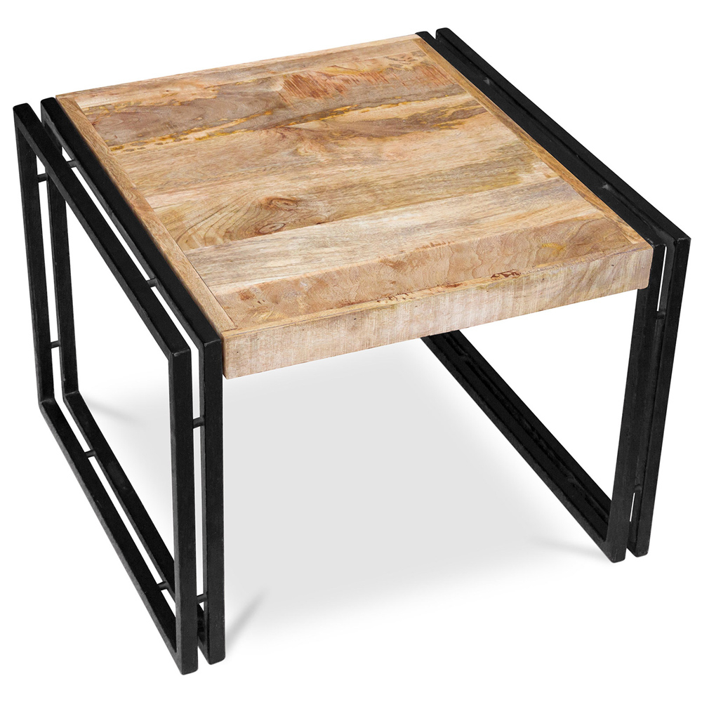  Buy Onawa vintage industrial style small coffee table Natural wood 58461 - in the EU