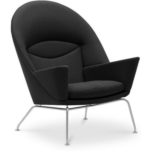  Buy Armchair with Armrests - Upholstered in Fabric - Oculus Black 57151 - in the EU