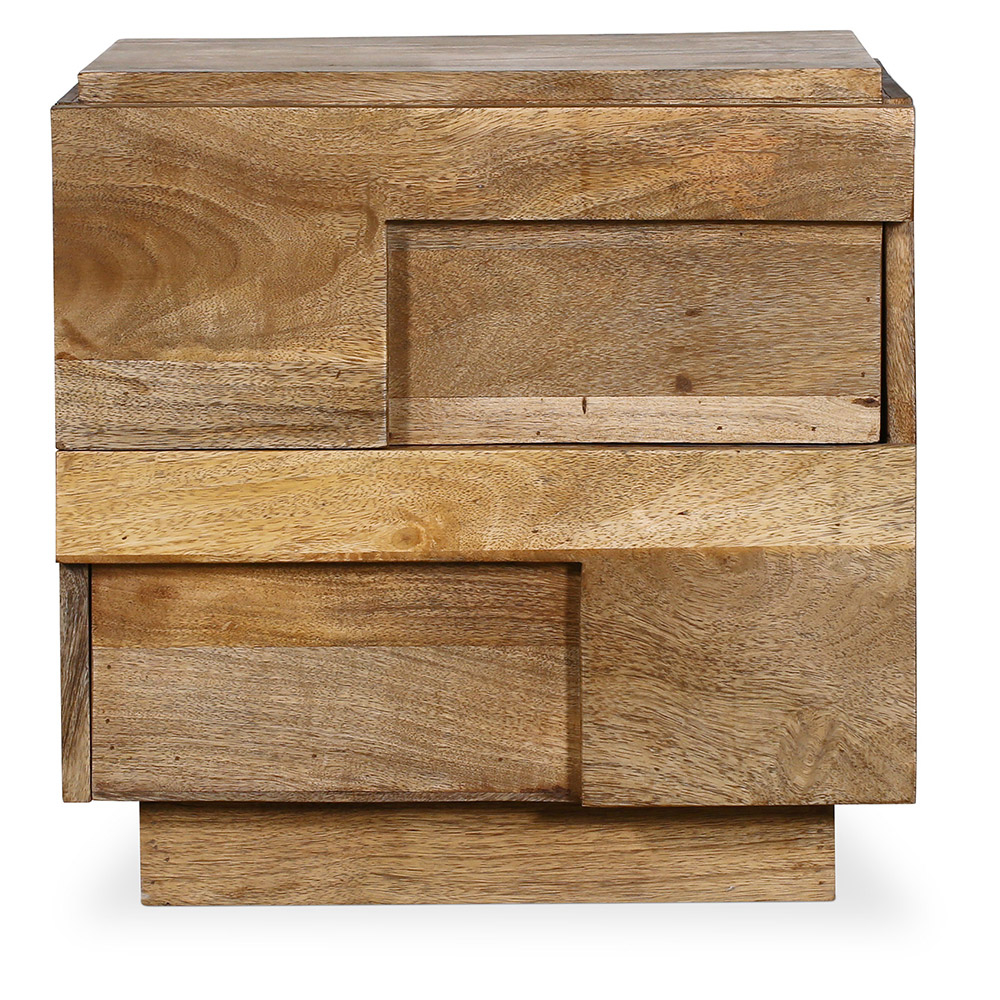  Buy Handmade wooden bedside table - Jakarta Natural wood 58877 - in the EU