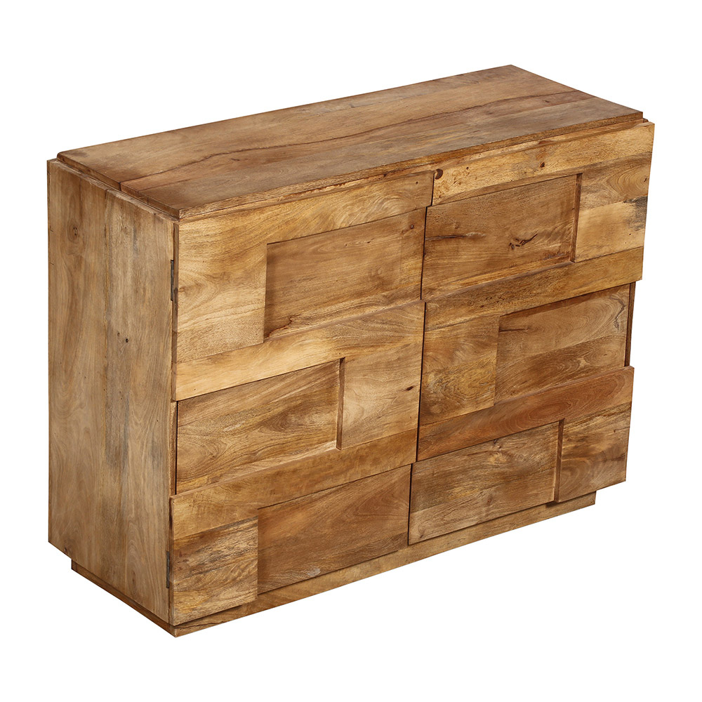  Buy Wooden Sideboard - 2 Doors - Yakarta Natural wood 58882 - in the EU