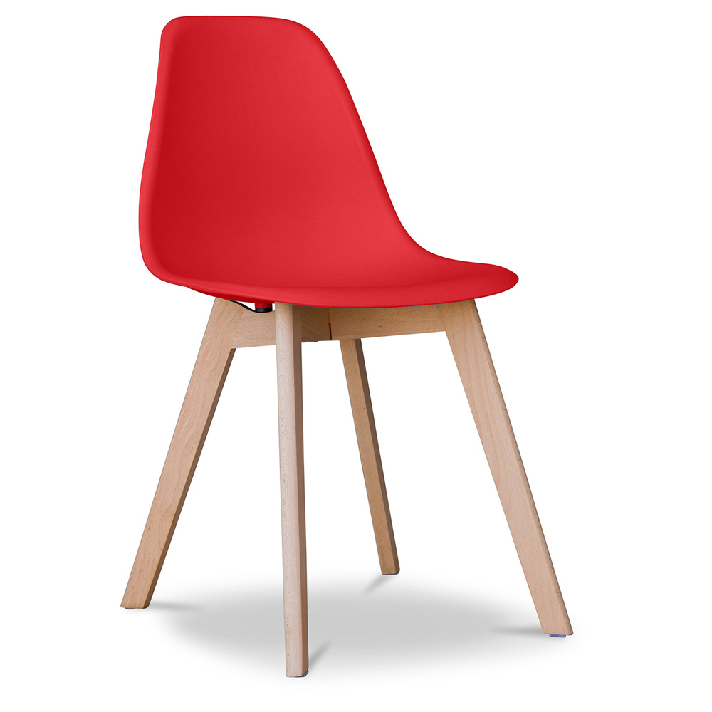  Buy Dining Chair - Scandinavian Style - Denisse Red 58593 - in the EU