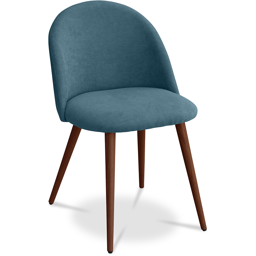  Buy Dining Chair - Upholstered in Fabric - Scandinavian Style - Evelyne Turquoise 58982 - in the EU