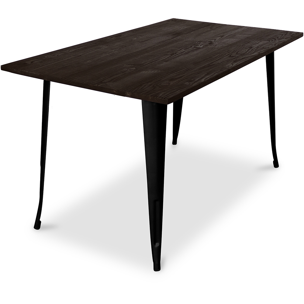  Buy Rectangular Dining Table - Industrial - Wood - Tawny Black 58996 - in the EU