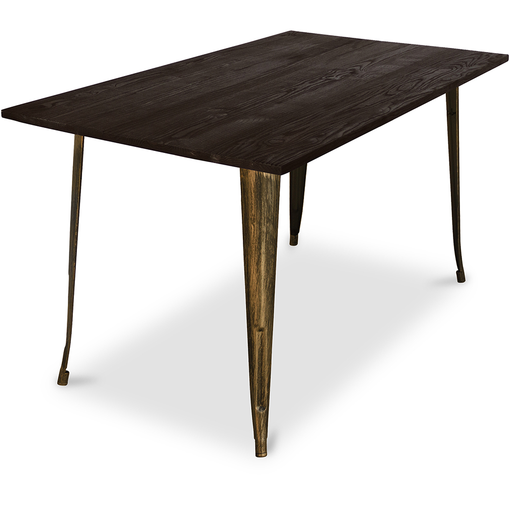  Buy Rectangular Dining Table - Industrial - Wood - Tawny Metallic bronze 58996 - in the EU