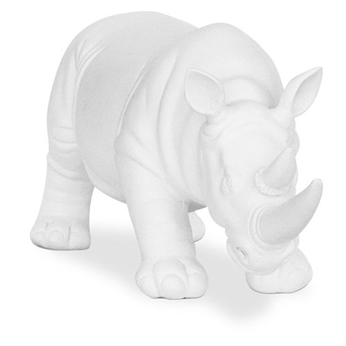  Buy Decorative Figure Rhino - Matte White - Rhyn White 59161 - in the EU