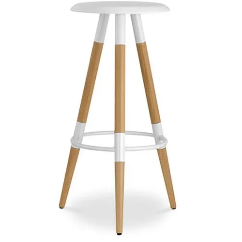 Wooden Bar Stool - Scandinavian Design - Matu image 8