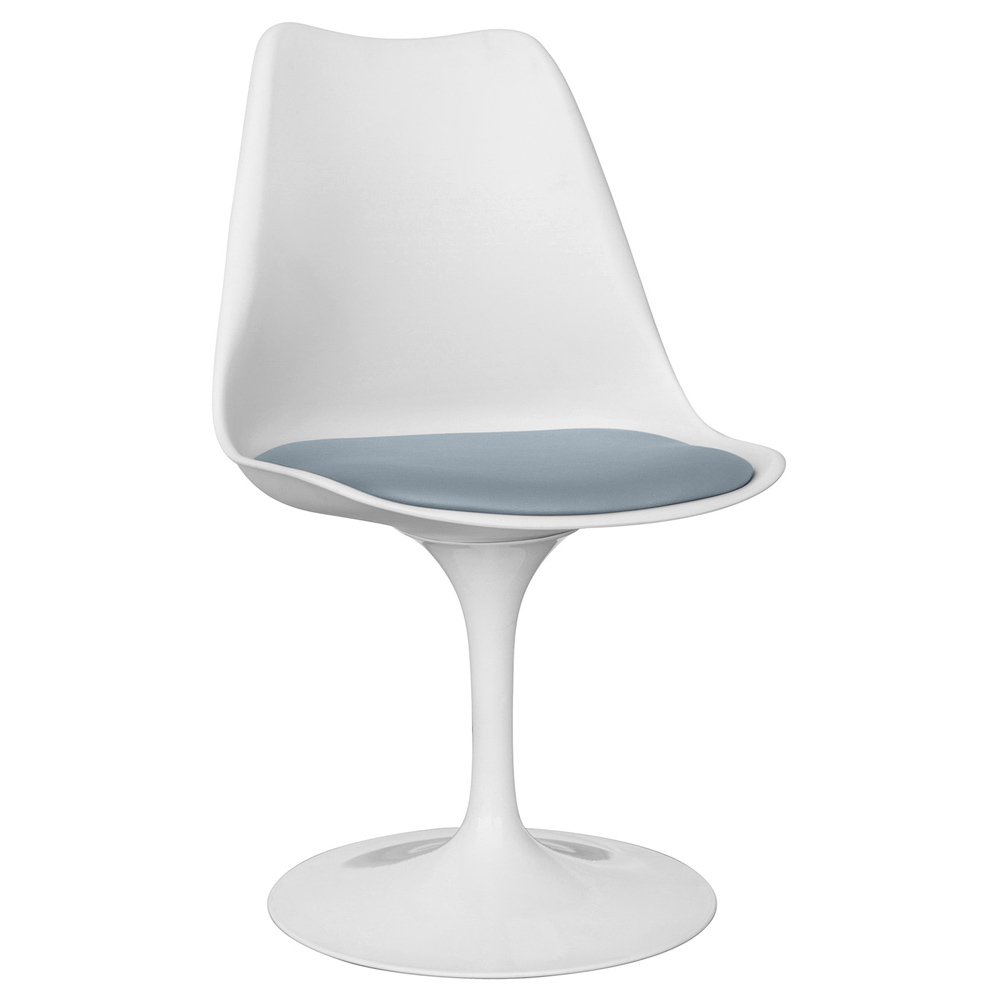  Buy Dining Chair - White Swivel Chair - Tulip Light grey 59156 - in the EU
