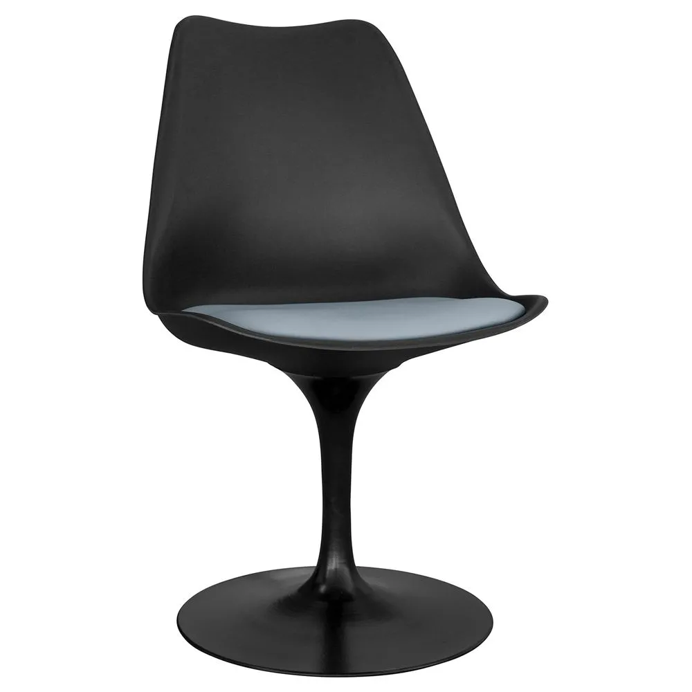 Dining Chair - Black Swivel Chair - Tulip image 8