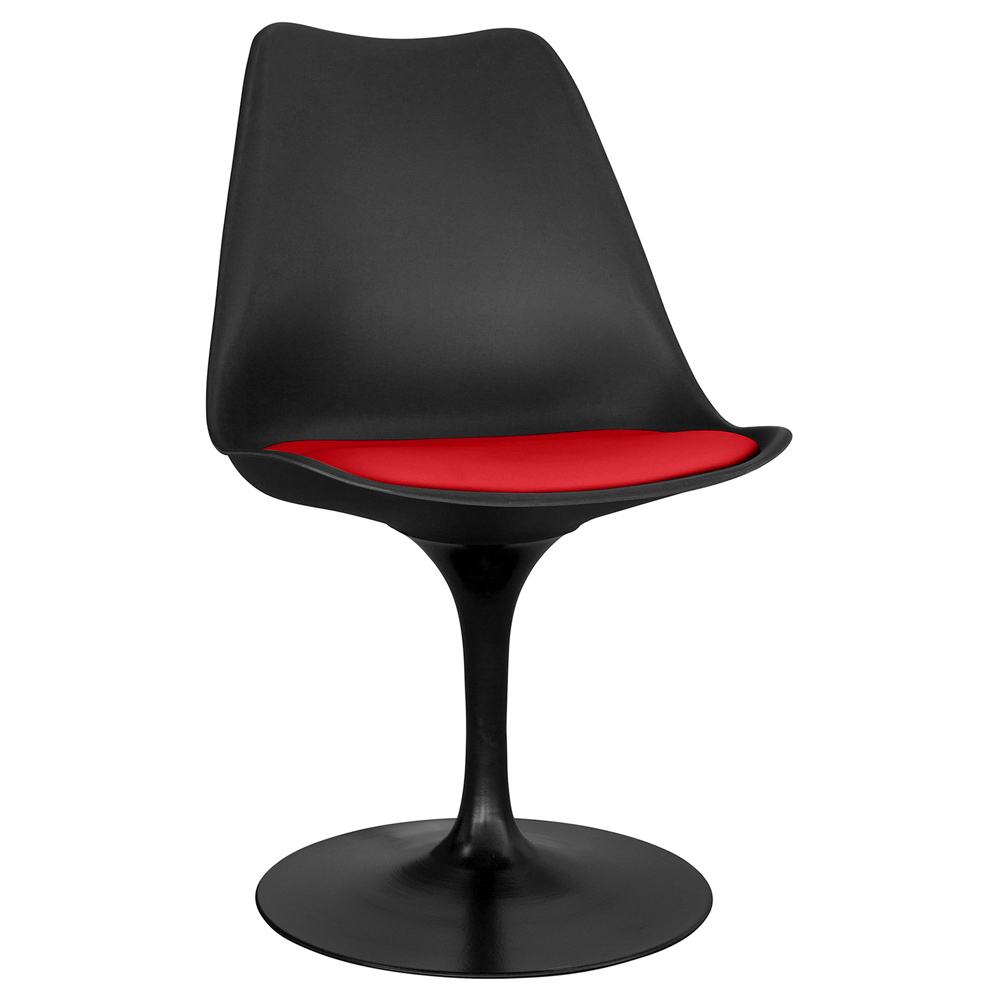  Buy Dining Chair - Black Swivel Chair - Tulip Red 59159 - in the EU
