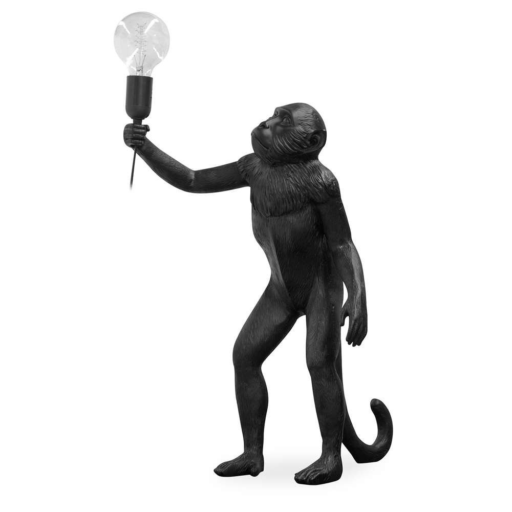  Buy Table Lamp - Monkey Living Room Lamp -  Resina Black 58443 - in the EU