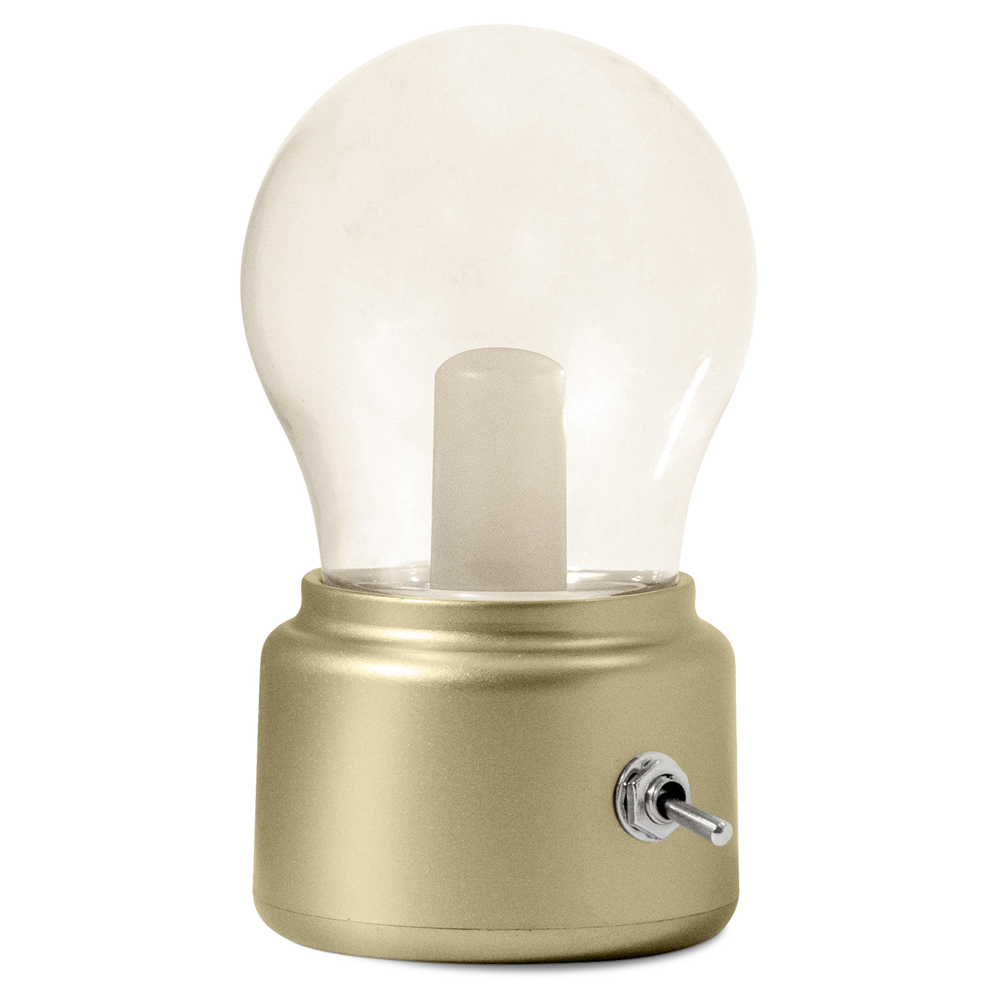  Buy Vintage Portable rechargeable lamp Gold 59221 - in the EU