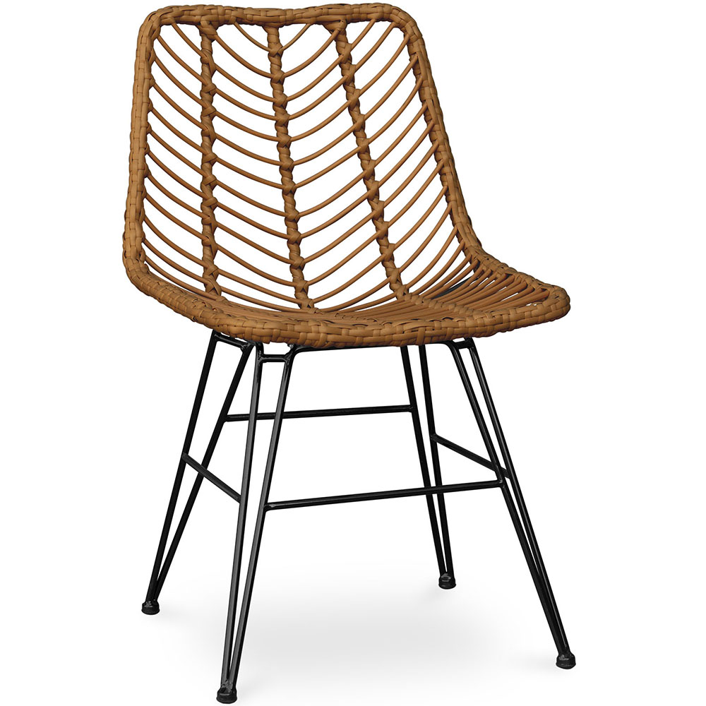 Buy Rattan Dining Chair - Boho Style - Mia Natural wood 59254 - in the EU