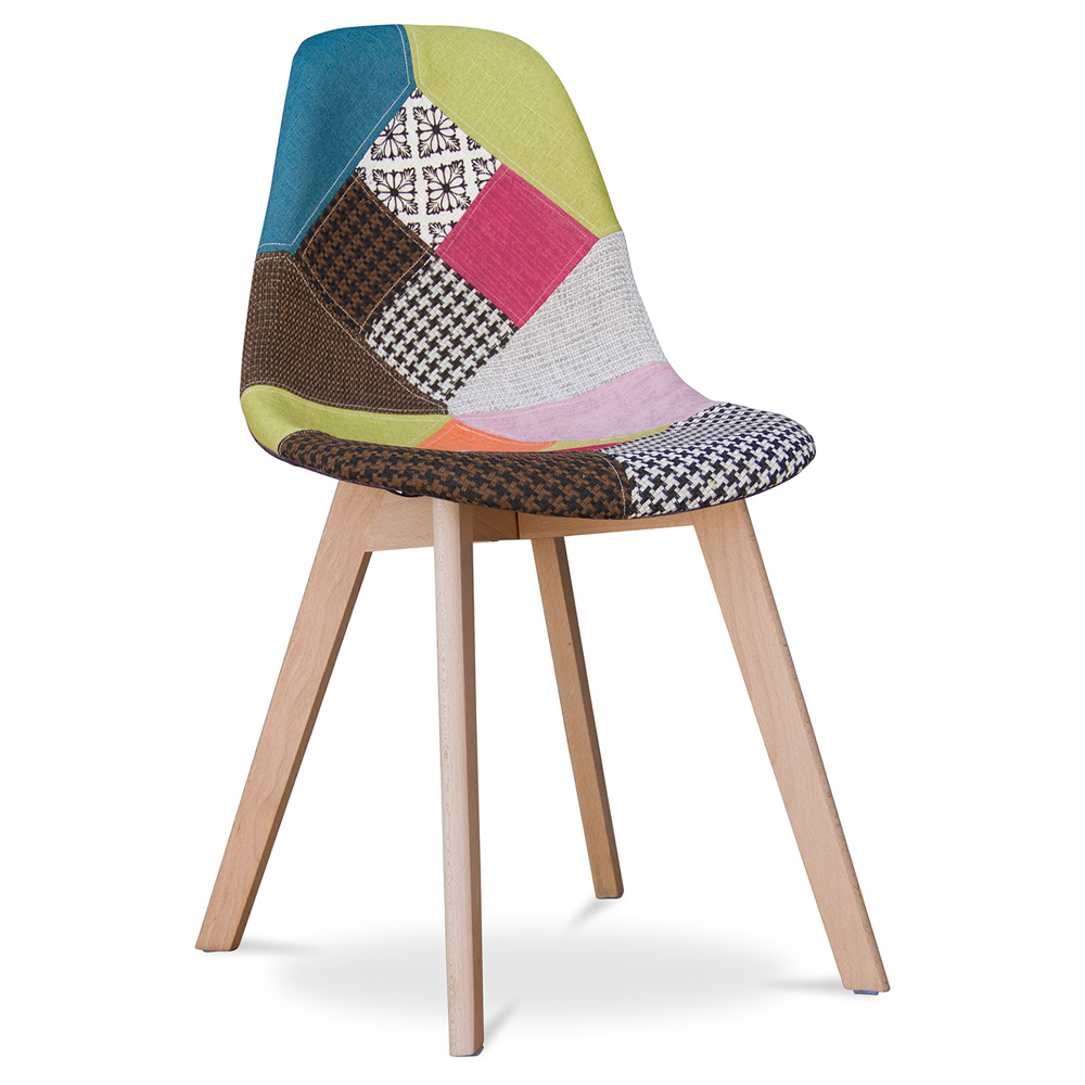  Buy Dining Chair - Upholstered in Patchwork - Simona

 Multicolour 59269 - in the EU
