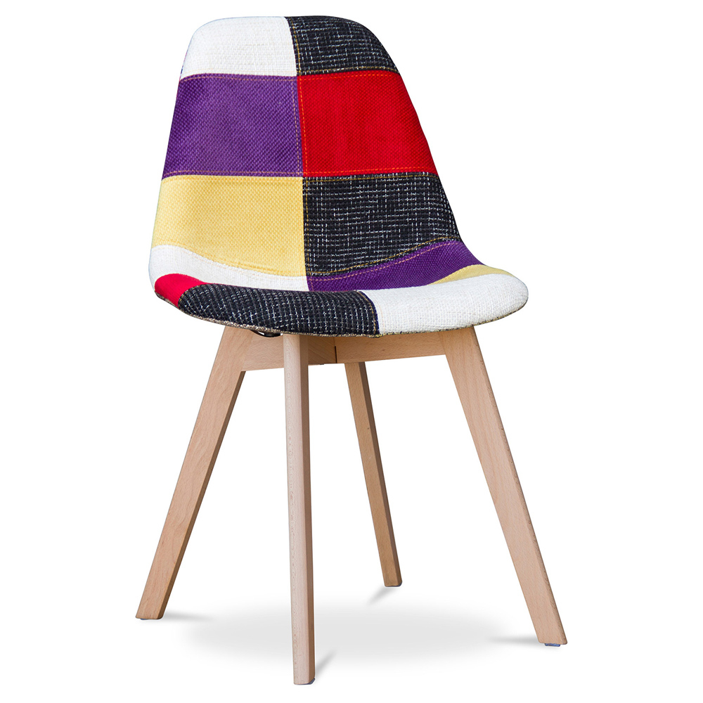  Buy Dining Chair Denisse Scandi style Premium Design - Patchwork Tessa Multicolour 59268 - in the EU