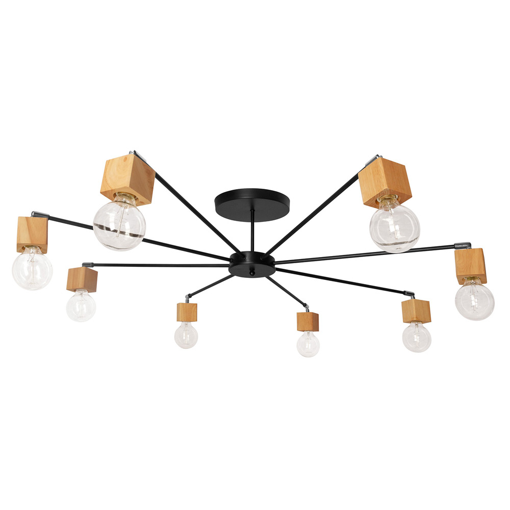  Buy Ceiling Lamp - Scandinavian Design - Bellou Black 59295 - in the EU