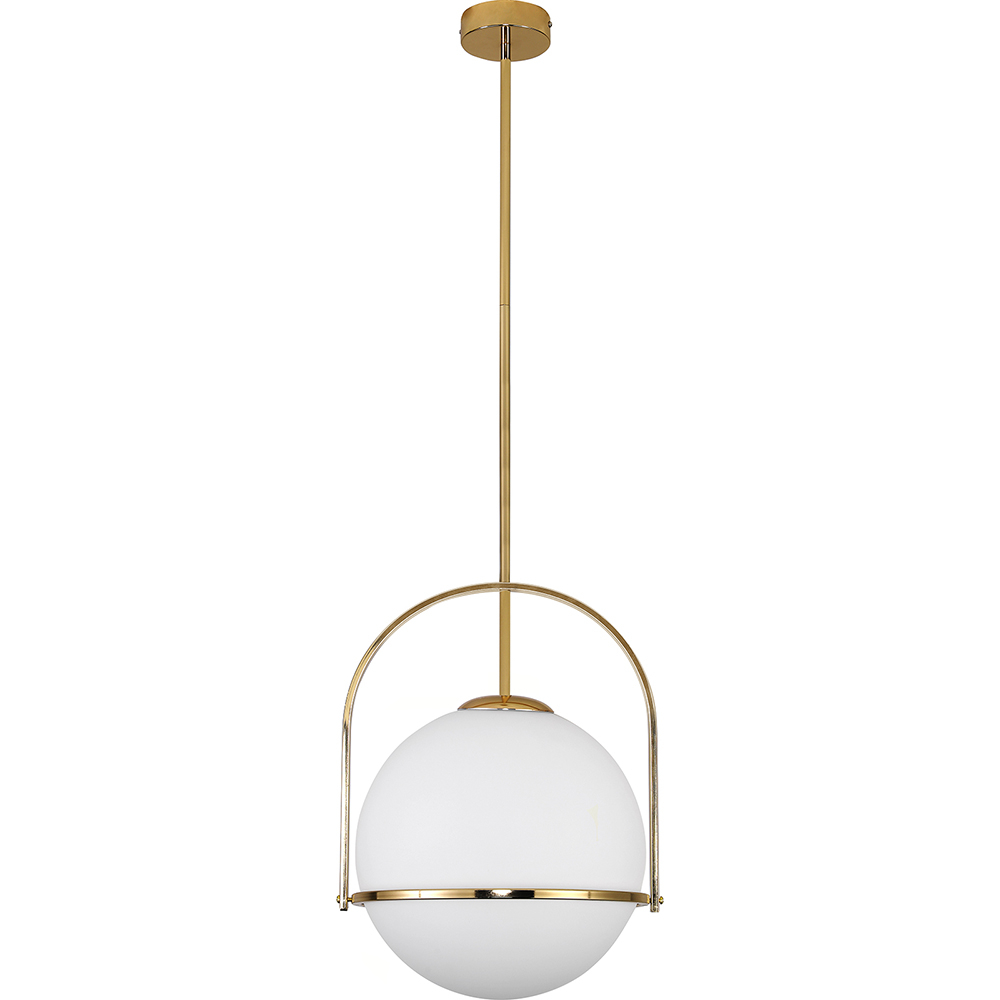  Buy Glass Ball Ceiling Lamp - Golden Pendant Lamp - Anette Gold 59329 - in the EU