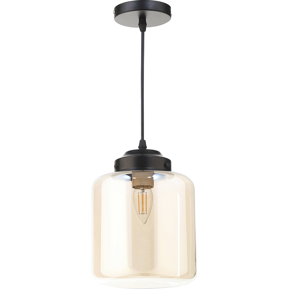  Buy Mikelo pendant lamp - Metal and crystal Black 59331 - in the EU