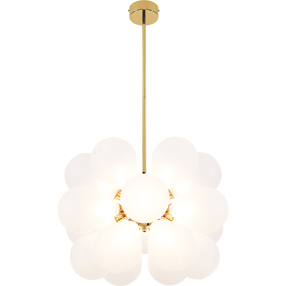  Buy Crystal Ball Ceiling Lamp - Pendant Lamp - Jacobella White 59344 - in the EU