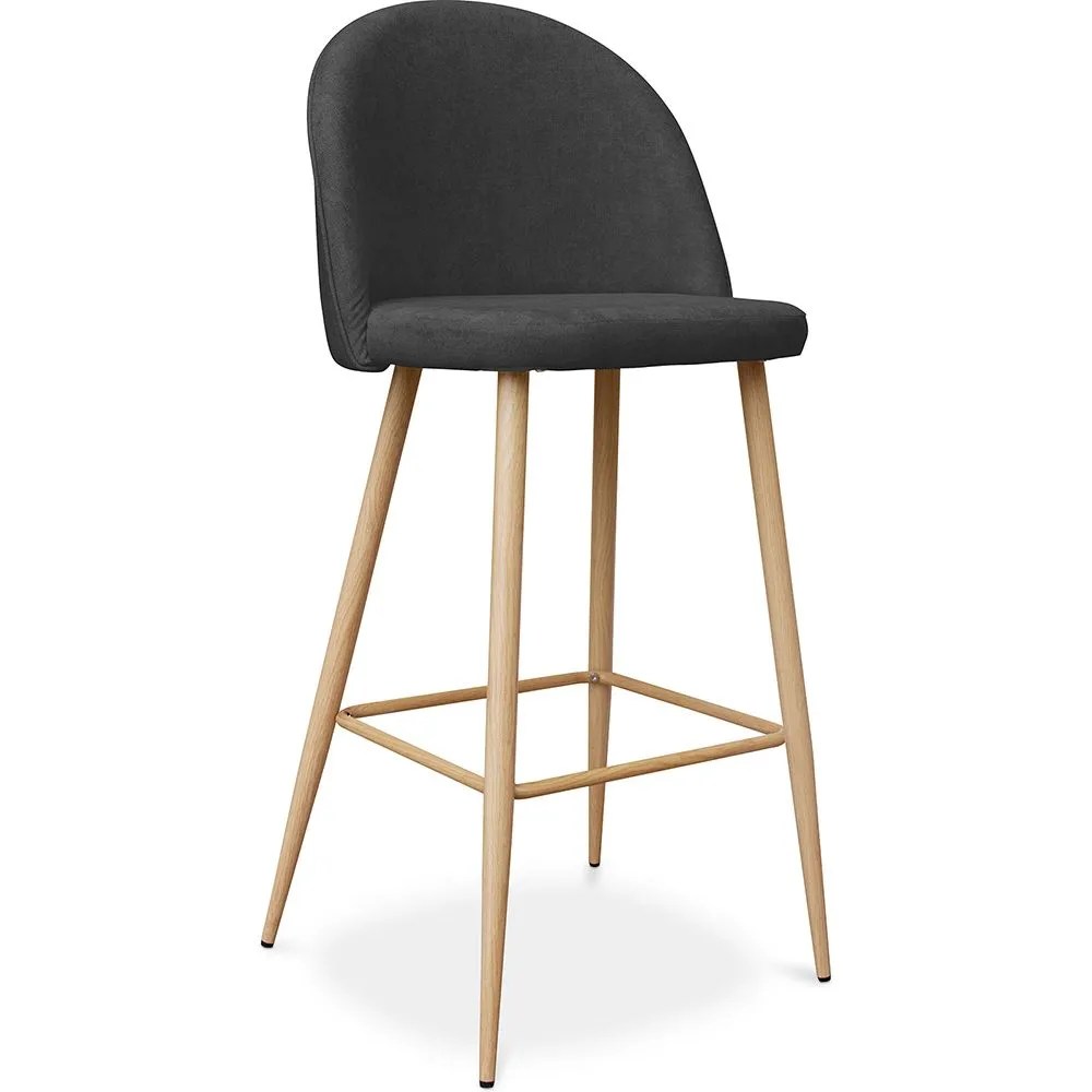 Fabric Upholstered Stool - Scandinavian Design - 76cm - Evelyne image 8