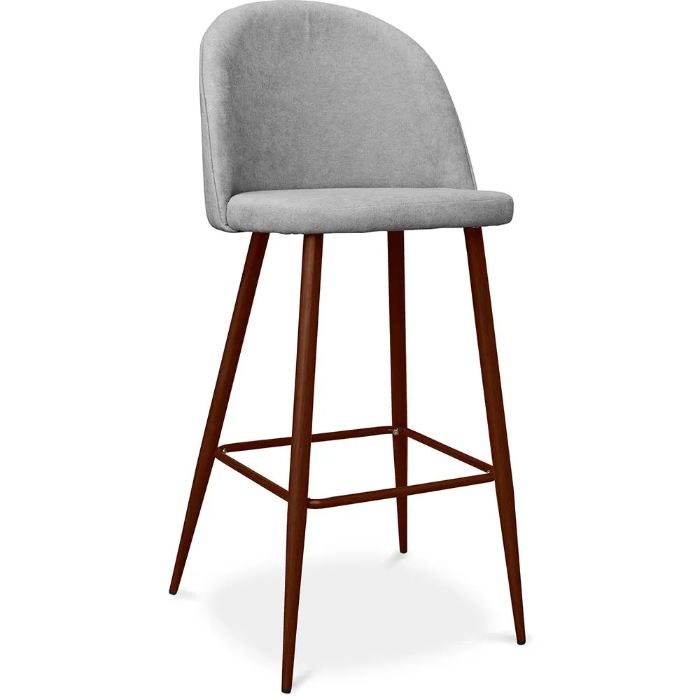 Fabric Upholstered Stool - Scandinavian Design - 76cm - Evelyne image 8