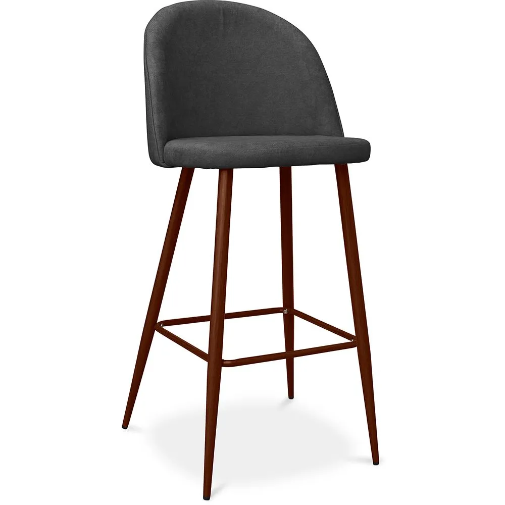 Fabric Upholstered Stool - Scandinavian Design - 76cm - Evelyne image 8