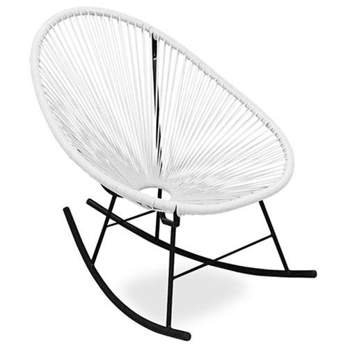  Buy Outdoor Chair - Garden Rocking Chair - Acapulco White 59411 - in the EU