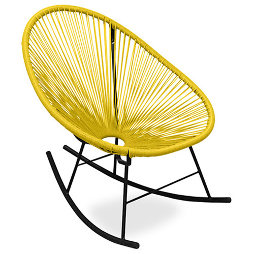  Buy Outdoor Chair - Garden Rocking Chair - Acapulco Yellow 59411 - in the EU