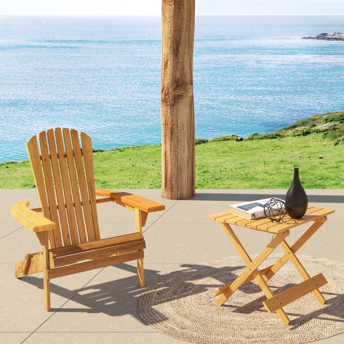 Gardenline wooden online adirondack chair