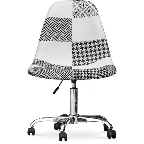 Black and white striped discount office chair