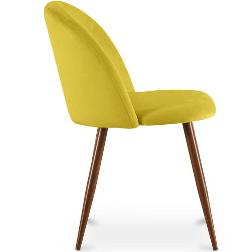 Yellow scandi 2025 chair