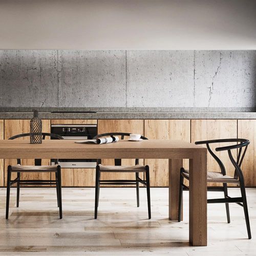 Scandinavian black dining on sale chairs