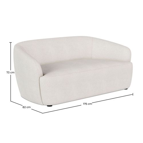 2 seater round 2025 sofa