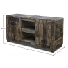 Buy Georgia Industrial Style TV Cabinet - Grange & Co. - Wood Natural wood 54021 - prices
