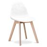 Fabric Upholstered Dining Chair - Scandinavian Style - Denisse image 7